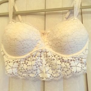 Romantic White Lace Victoria Secret Bra